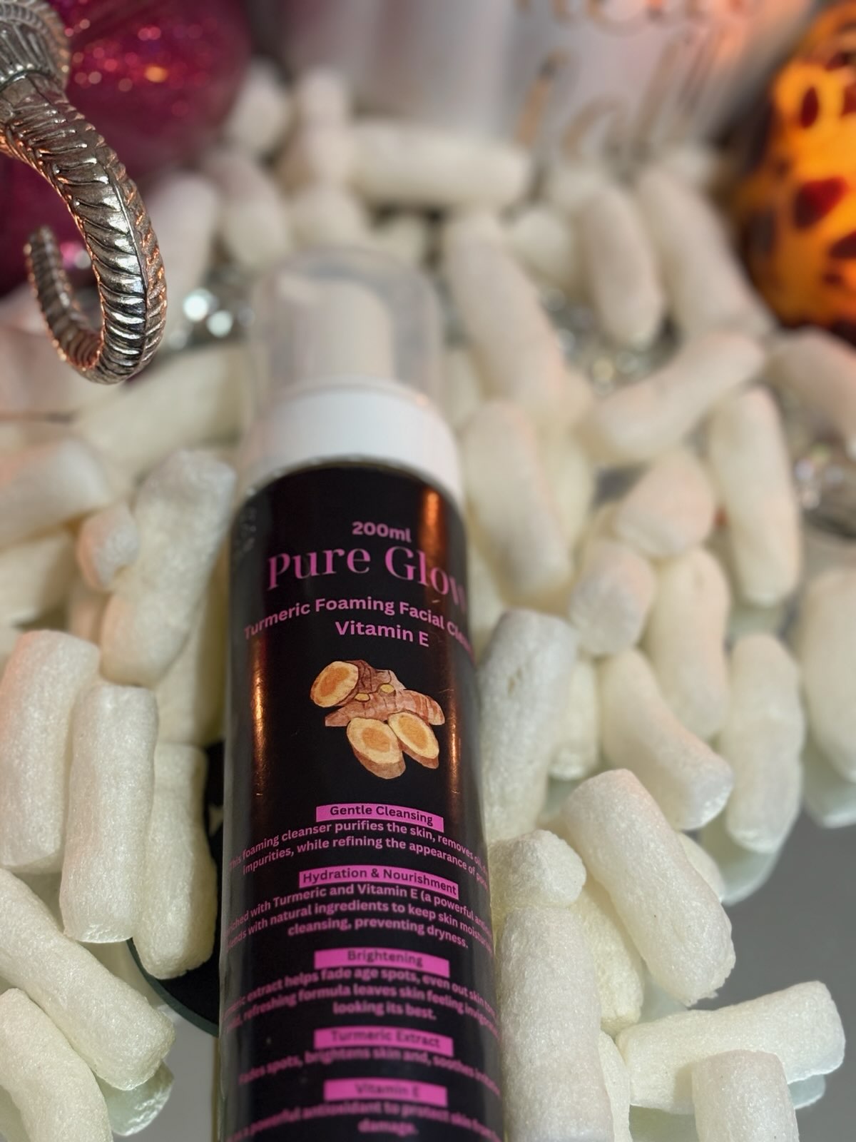 Turmeric Foaming Facial Cleanser - Image 5